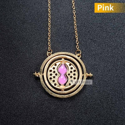 1PCS Fashion Jewelry Harry P StylesTime Converter Hourglass necklace Punk Gothic Statement Collares for Women Best Gift