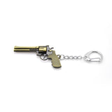 Novelty Vintage CS GO Hourglass Revolver Gun Keychain Men Trinket Bullet Pistol Car Keychain Airplane Key Ring Jewelry Gift