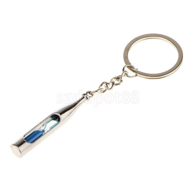 Trendy Sand Timer Hourglass Key Chain Key Ring Keyring Keychain Car Key Bag Purse Hanger