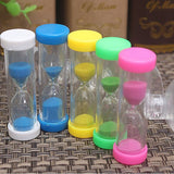 1Pc 2 minutes hourglass children Sand Timer brush  Mini timer creative exquisite small gifts