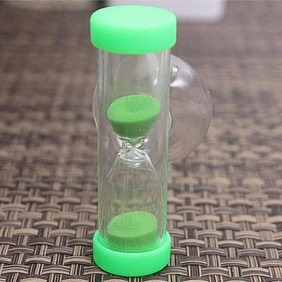 1Pc 2 minutes hourglass children Sand Timer brush  Mini timer creative exquisite small gifts