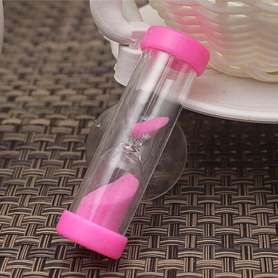 1Pc 2 minutes hourglass children Sand Timer brush  Mini timer creative exquisite small gifts