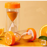 Hourglass 60 Minutes Sand Watch Fruit Timer Clock 15 30 Minute Sandglass Desk Ornaments Home Decoration Children Gift  5/10min