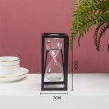 Hourglass European style simple geometric metal hourglass ornaments Creative home wine cabinet porch decoration gift ornaments