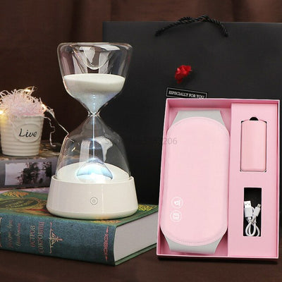 Hourglass with Sleep Light Birthday Gift Female Send Girlfriend Friend Ornaments Creative Practical Personality Timer