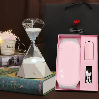 Hourglass with Sleep Light Birthday Gift Female Send Girlfriend Friend Ornaments Creative Practical Personality Timer