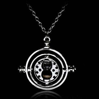 Fashion Jewelry Time Turner Hourglass Zinc Alloy Necklaces Pendant For Women&Men Jewelry