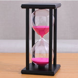 Wooden Sandglass Sand Hourglass 45/60 Minute 20.5*10*10 Countdown Timer Clock Xmas Birthday Gift Home Decoration Reloj De Arena