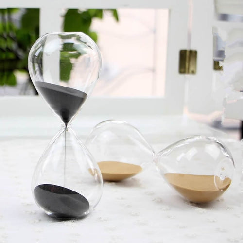 1PC 45 minutes Awaglass Hand-blown Timer clock Magnet Magnetic Hourglass ampulheta crafts sand clock hourglass timer JY 1189-6