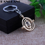 H P Movie Jewelry Keychains Ravenclaw time turner Hourglasses Pendant Key Chains Key Rings Men Women Car Key Holder