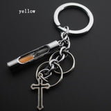 hourglass keychain key ring high quality cross key chain llaveros mujer innovative chaveiro portachiavi bag charm christmas gift