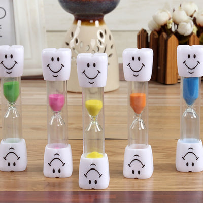 Stylish Cute Toothbrush Timer Children 3 Minute Sand  Smiley Face Teeth Brushing Gaming Timing cooking, exercising and so A70