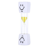 Stylish Cute Toothbrush Timer Children 3 Minute Sand  Smiley Face Teeth Brushing Gaming Timing cooking, exercising and so A70