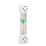 Stylish Cute Toothbrush Timer Children 3 Minute Sand  Smiley Face Teeth Brushing Gaming Timing cooking, exercising and so A70