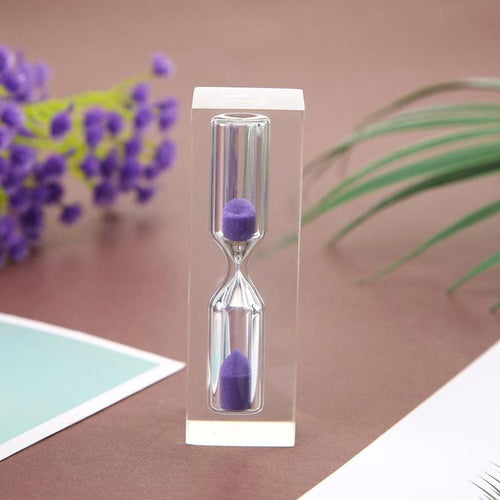 3min Crystal Hourglass Sandglass Sand Clock Timers Kids Toys Craft Gifts Home Ornament Decoration for Children Brush Teeth