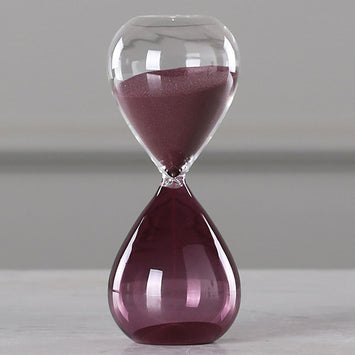 18H006 Hand-blown Timer Clock Magnetic Glass Sandglass Ampulheta Crafts Sand Clock Hourglass Timer