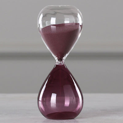 18H006 Hand-blown Timer Clock Magnetic Glass Sandglass Ampulheta Crafts Sand Clock Hourglass Timer