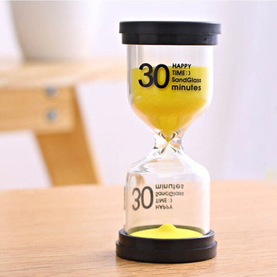 1pc Home Ornament Desktop Sand Clock Timers 10 minute/15 minutes/30 minutes Hourglass Timer for Children Brush Teeth