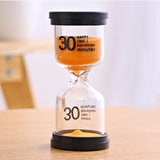 1pc Home Ornament Desktop Sand Clock Timers 10 minute/15 minutes/30 minutes Hourglass Timer for Children Brush Teeth