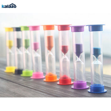 1 minutes /2 minutes /3 minutes Colorful Hourglass Sandglass Sand Clock Timers Sand Timer 5 Colors to Choose