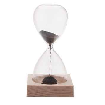 Bestselling 1pcs Magnet Hourglass Awaglass Hand-blown Sand Timer Desktop Decoration Magnetic Hourglass 5.5x5.5x15cm Sand Watch