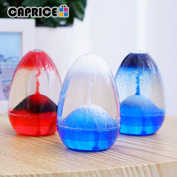 Home Decor Liquid Oil Hourglass Volcano Sand Watch Craft Ornaments Home Decoration Accessories Wedding Gifts for Guests YD-HS