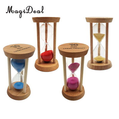 MagiDeal 10 minute Magnetic Sand Hourglass Sandglass Sand Timer Clock home Decor Gift