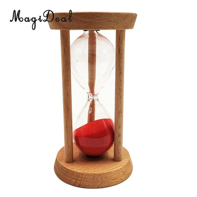 MagiDeal 10 minute Magnetic Sand Hourglass Sandglass Sand Timer Clock home Decor Gift