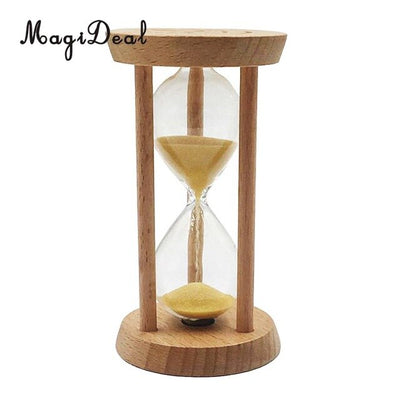 MagiDeal 10 minute Magnetic Sand Hourglass Sandglass Sand Timer Clock home Decor Gift